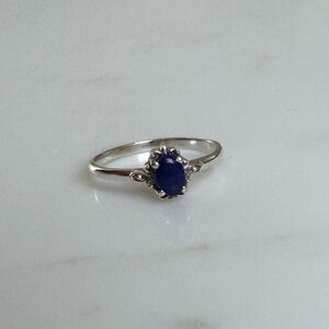NWOT Sundance Midnight Cameo Ring, Lapis Lazuli, Sterling Silver